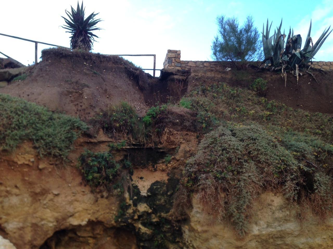 Balai, muro sulla spiaggia a rischio crollo 