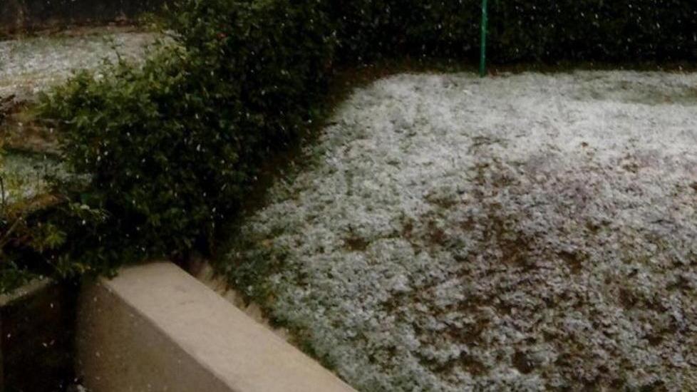 Primi fiocchi di neve in Valdicecina