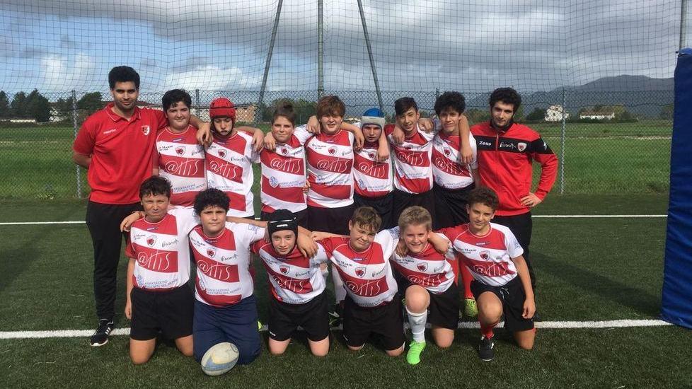 Rugby, primo successo per gli Under 14