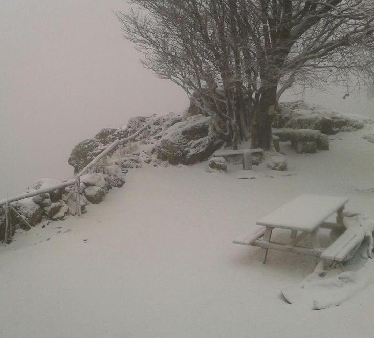 Neve da record in Lunigiana e sulle Apuane 