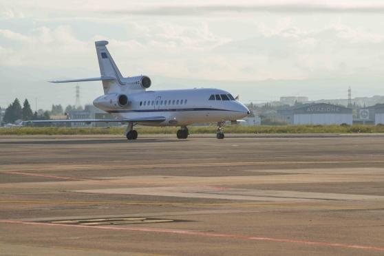 Un Falcon dell'Aeronautica militare
