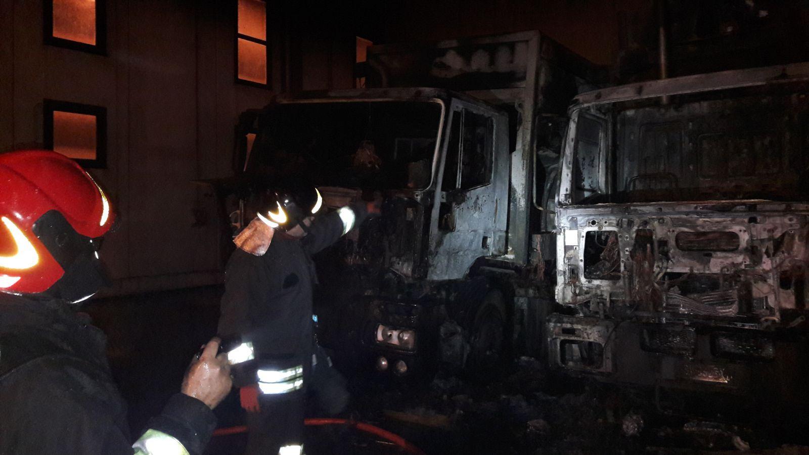 Modena, a fuoco nella notte un capannone Hera