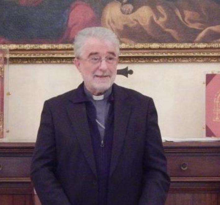 Il vescovo a pranzo alla mensa Caritas 