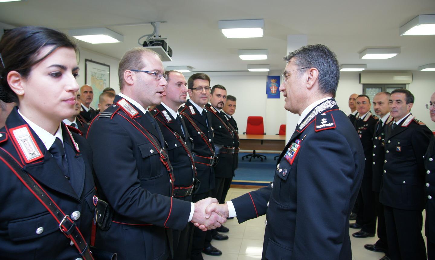 Il comandante regionale a Oristano