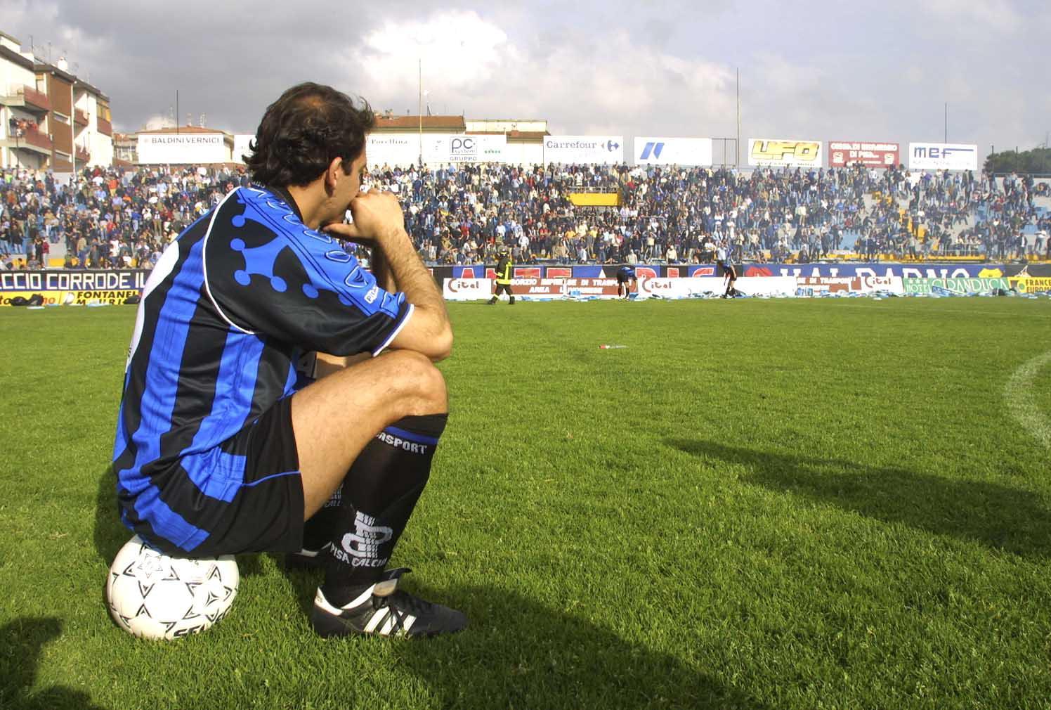 Uno scatto del derby del 2001 all'Arena (foto Muzzi)