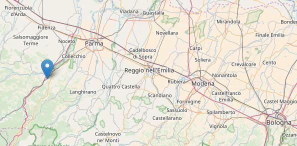 Terremoto in provincia di Parma avvertito anche a Reggio Emilia