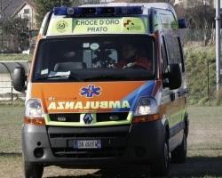Un'ambulanza della Croce d'Oro