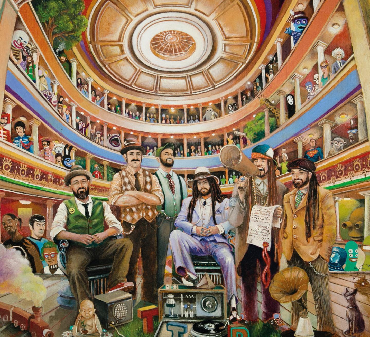 La copertina del nuovo album dei Train to Roots illustrata da Vincenzo Pattusi