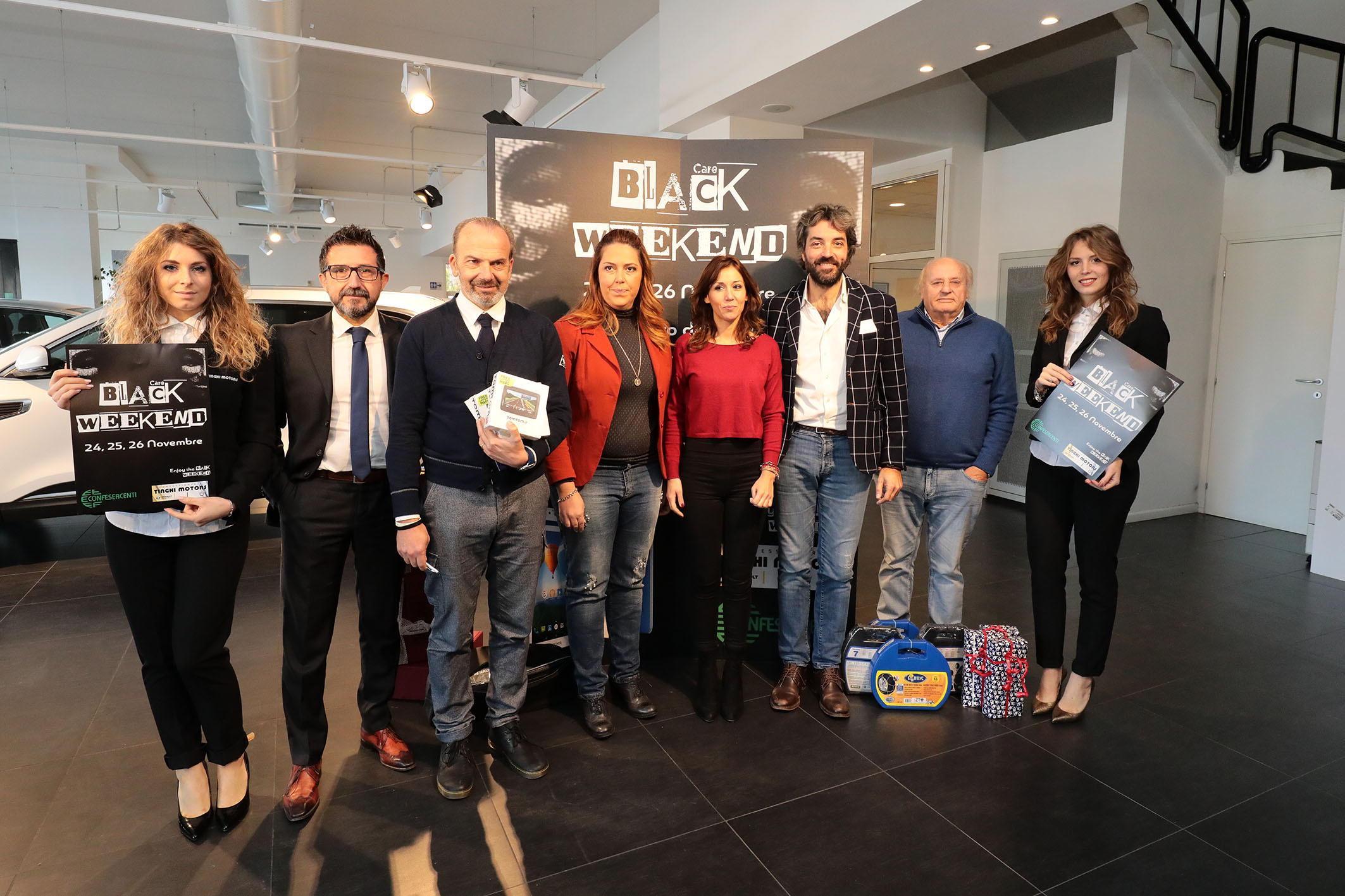 La presentazione del "Black weekend" (Foto Agenzia Carlo Sestini)