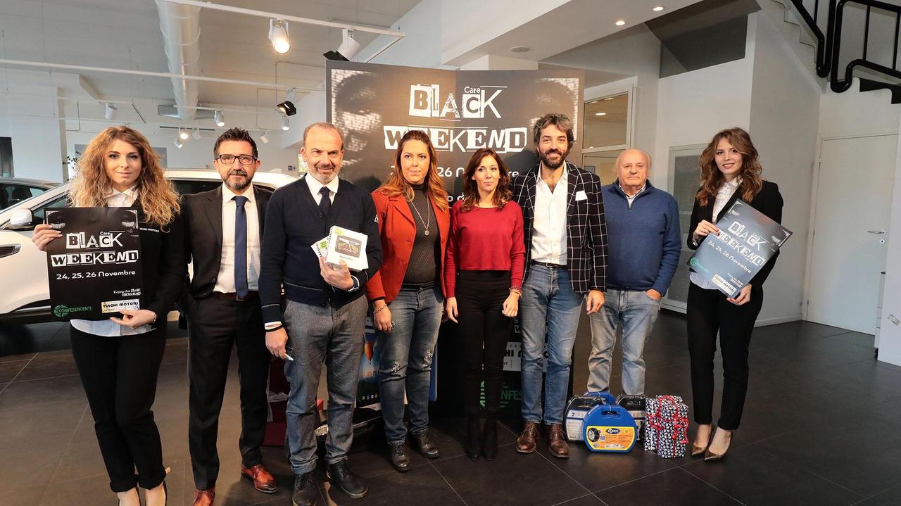 La presentazione del "Black weekend" (Foto Agenzia Carlo Sestini)