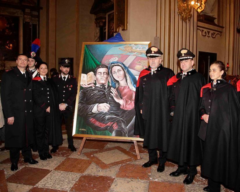 I carabinieri di Reggio Emilia in preghiera per gli orfani dei militari 