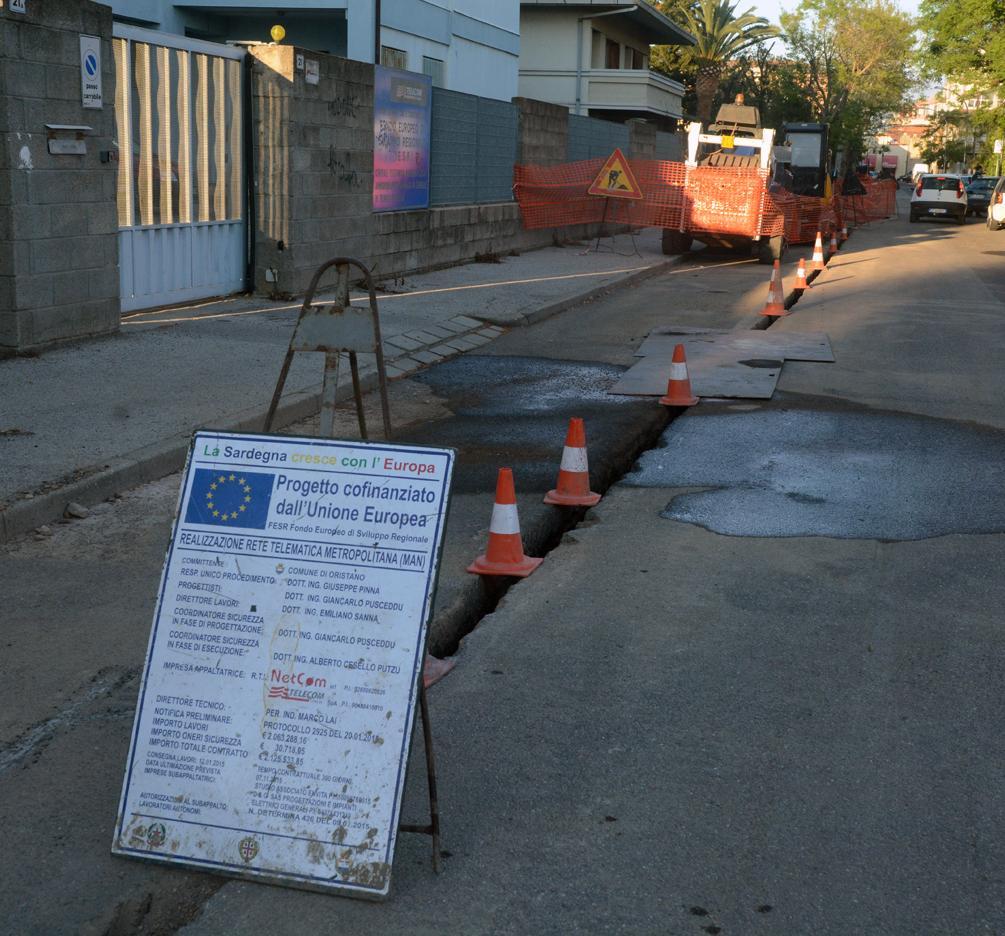 Posa della fibra ottica, cantieri aperti in tutta l’Ogliastra 
