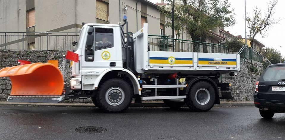 Emergenza maltempo, al comune di Gavoi arriva lo spazzaneve 