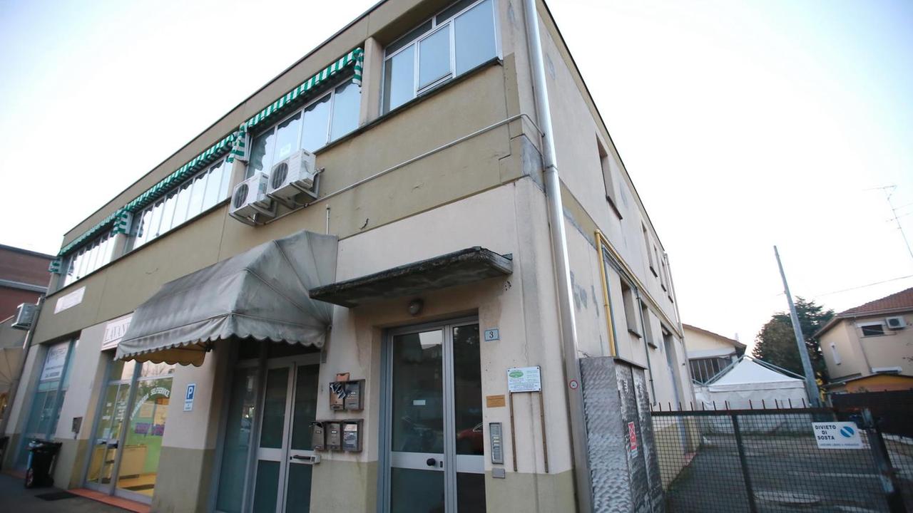 L'edificio di Rubiera dove aveva sede la Ristel