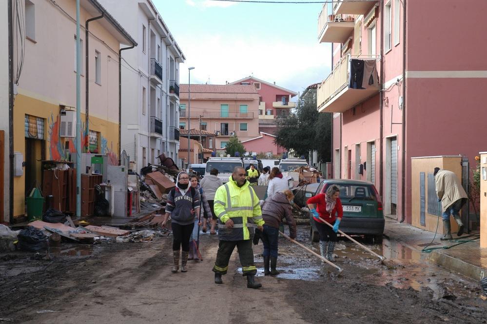 Un'immagine di Olbia scattata la mattina dopo l'alluvione
