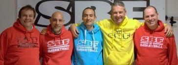Gullini e la sua squadra alla guida della Sbf