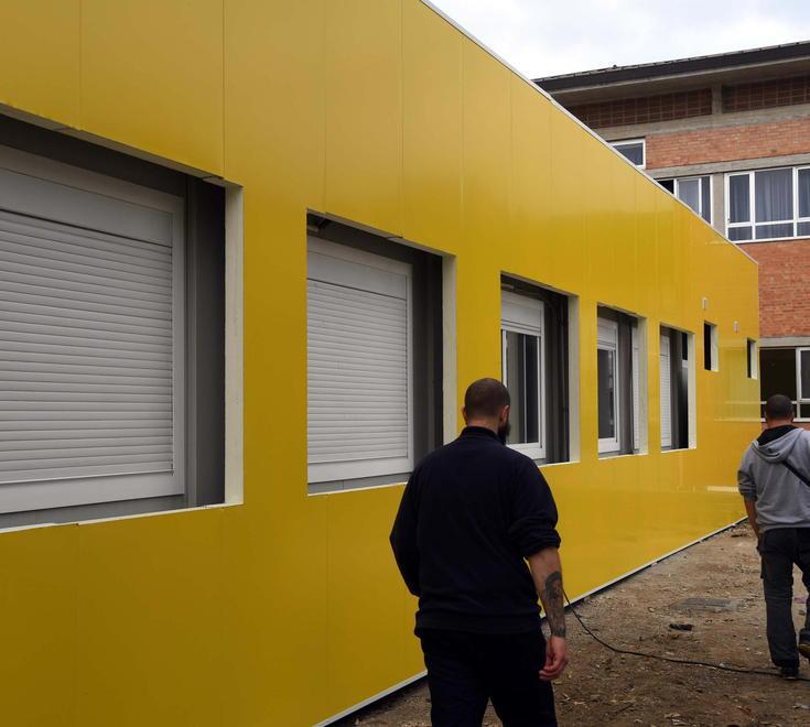 A gennaio alunni trasferiti nelle aule prefabbricate 