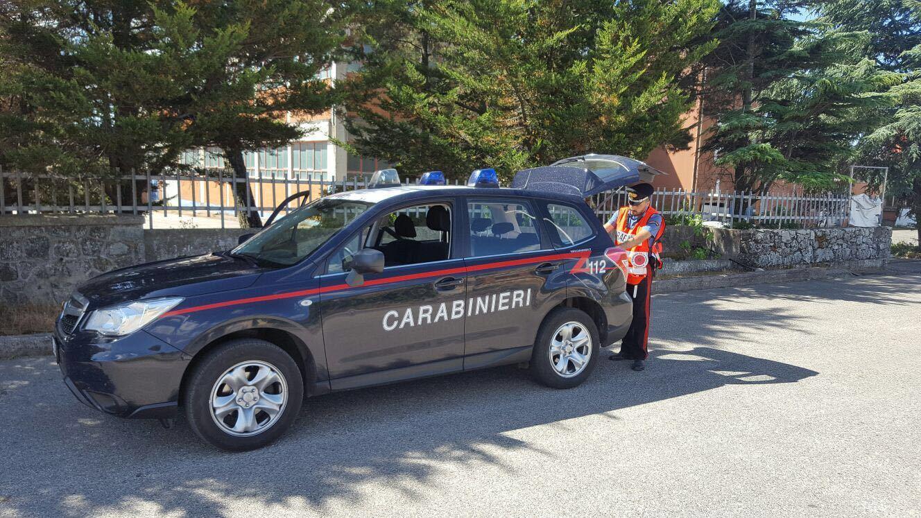 Una pattuglia dei carabinieri