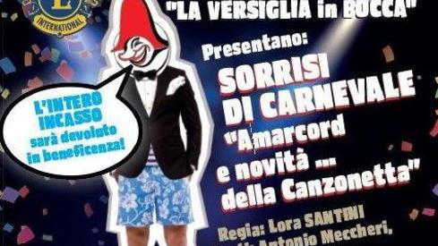 La locandina originaria della Canzonetta con l'immagine "contestata" di Burlamacco