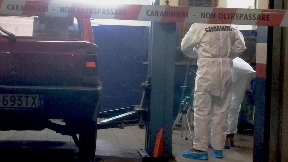 Omicidio Casonato La Panda di Marco esaminata dai Ris