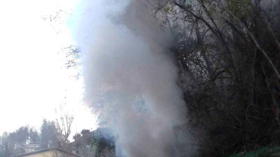 L'incendio sull'autobus