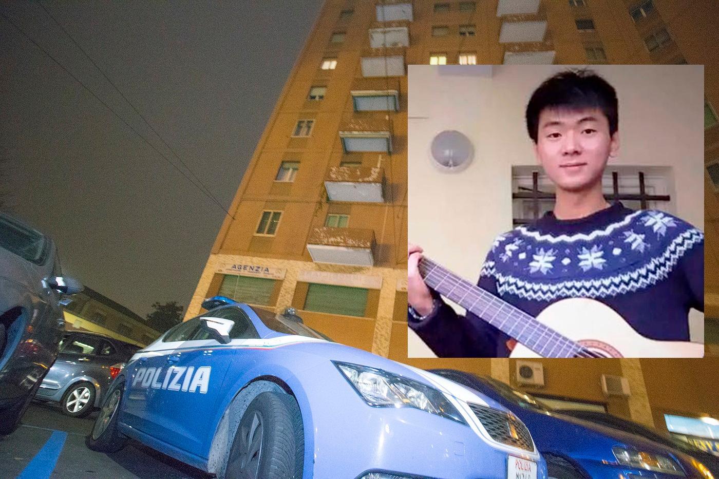 Il palazzo dove è stato ucciso il ventenne e la vittima (foto Gazzetta di Modena)