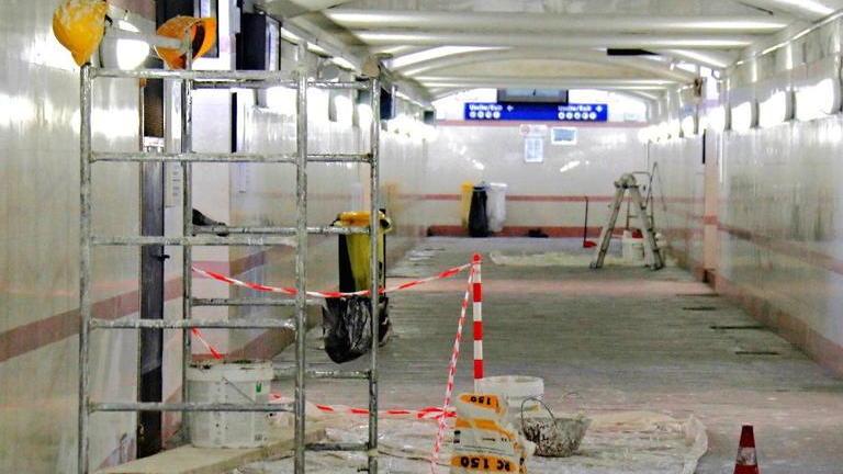 E nel sottopassaggio arrivano gli imbianchini