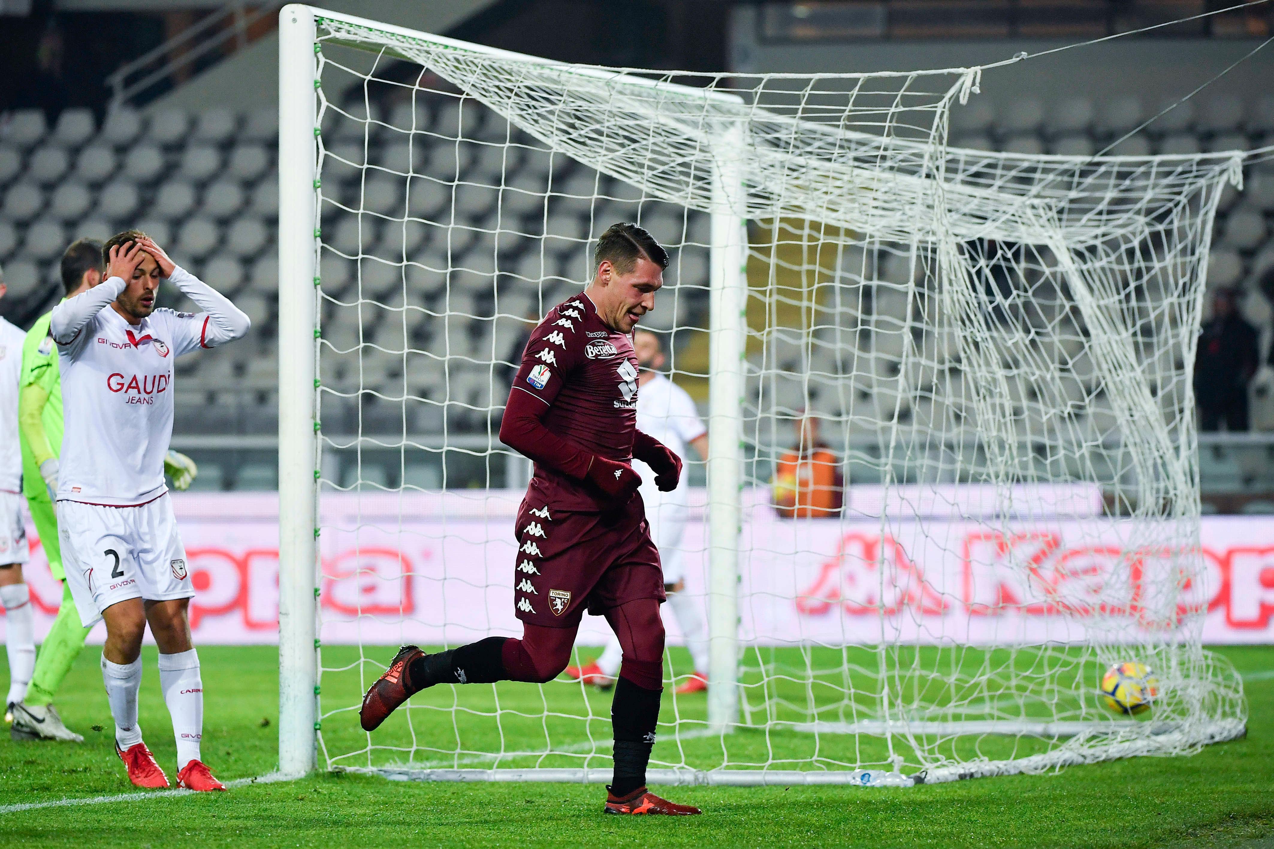 Il Torino schiera i big: Carpi ko ed eliminato
