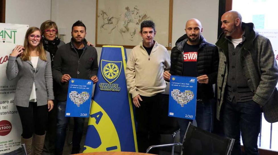 La Carrarese gioca la partita più bella, quella della solidarietà 
