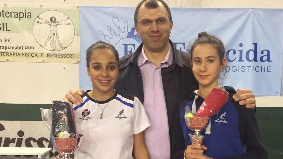 Tennis, i baby del Ct Albinea in luce al Francida