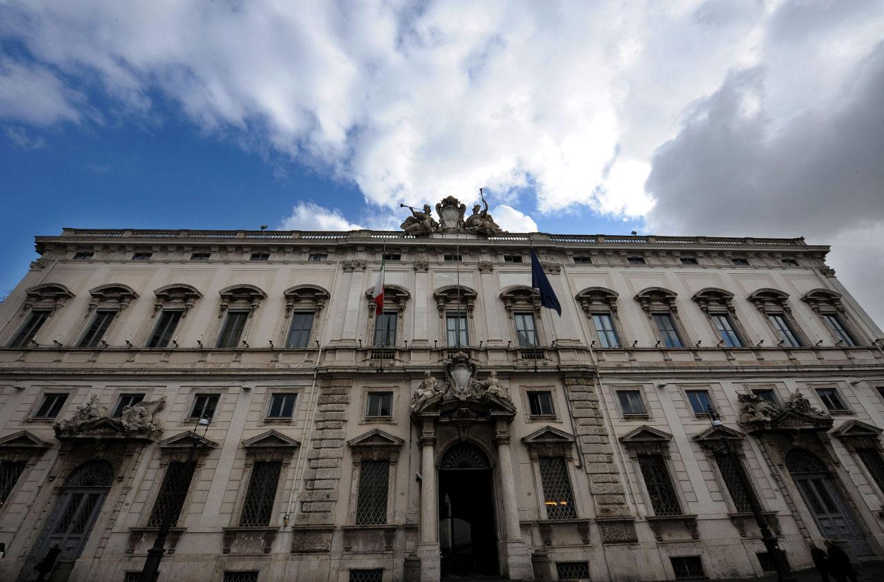 Il palazzo della Consulta dove ha sede la Corte costituzionale