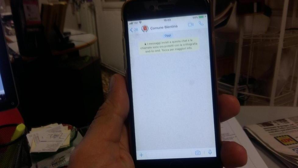 Bientina: il Comune sbarca su WhatsApp