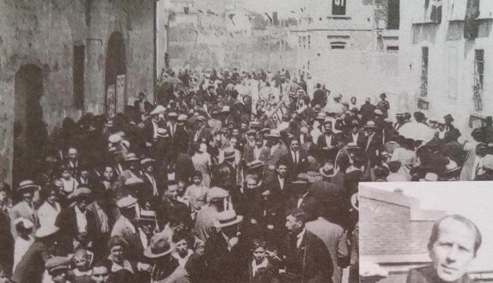 Padre Giustino Senni e Piombino anni ’20 alla saletta rossa 