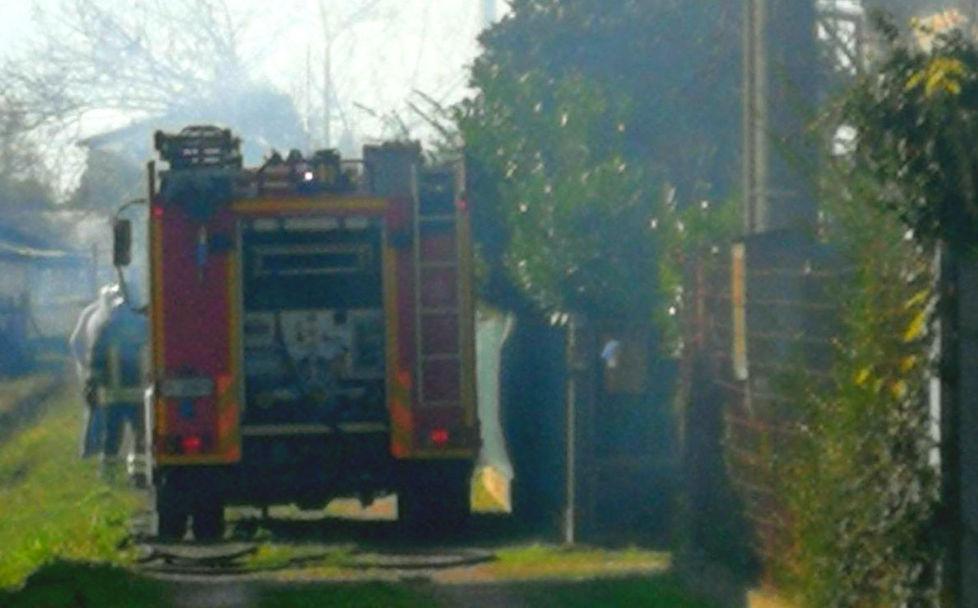 L'intervento dei vigili del fuoco