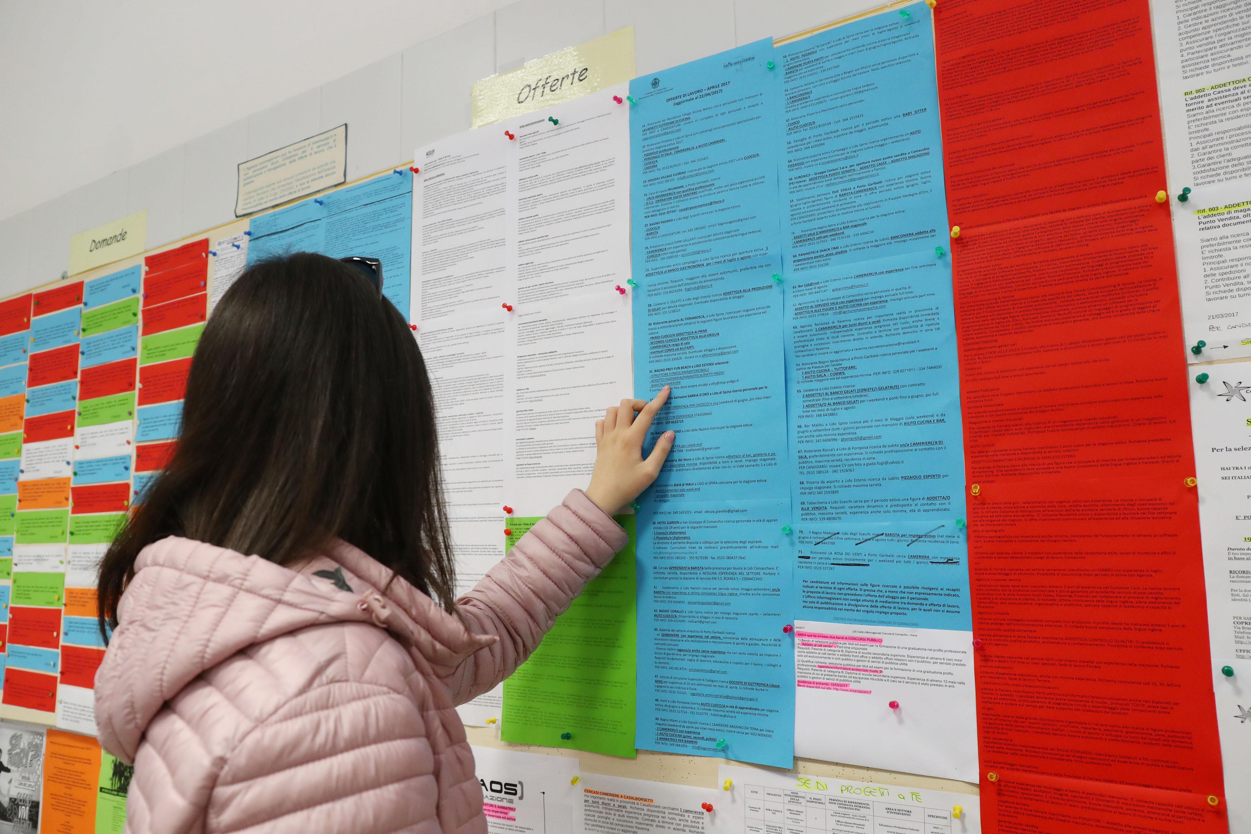 Giovani residenti in calo anche per le difficoltà a trovare lavoro