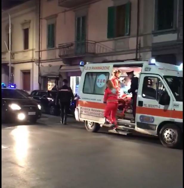 L'intervento di carabinieri e Pubblica assistenza la sera del 4 novembre incorso Roma