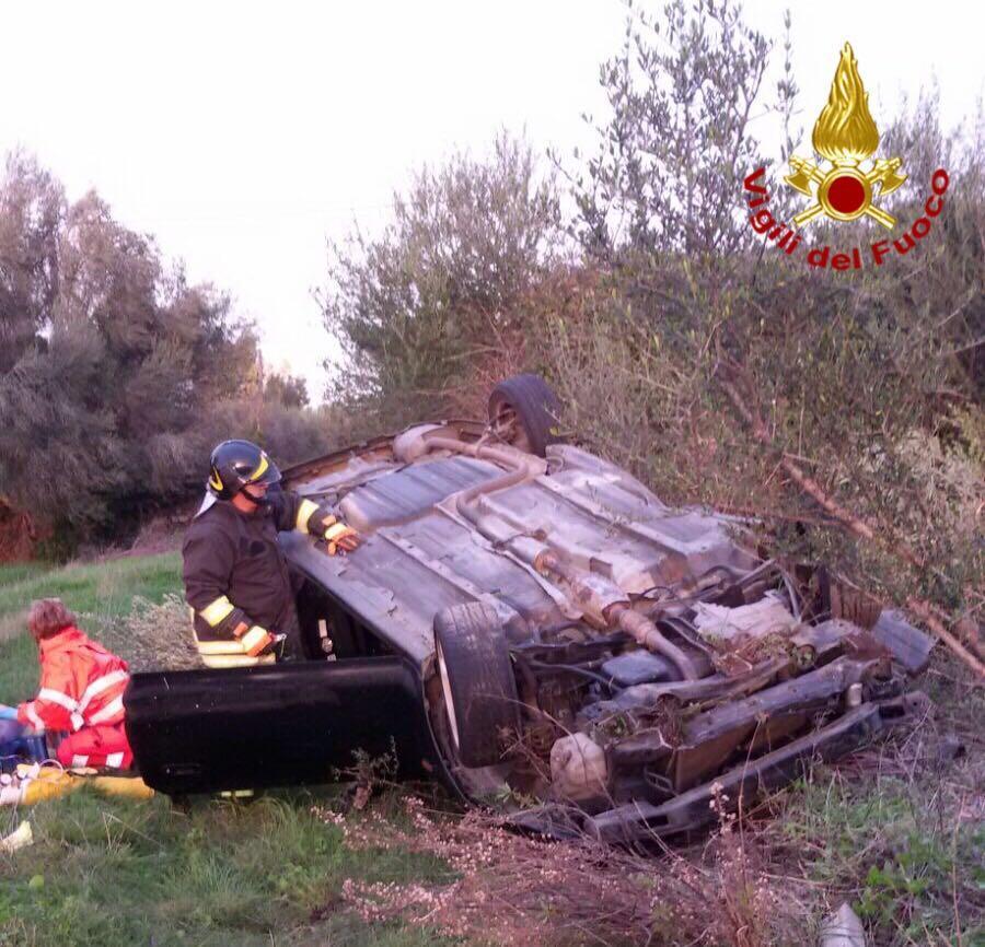 L'auto della vittima si è ribaltata uscendo di strada