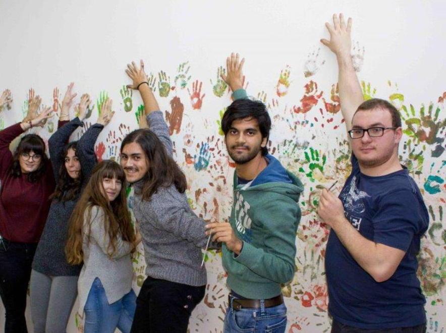 Laboratorio murales in via Sicilia 