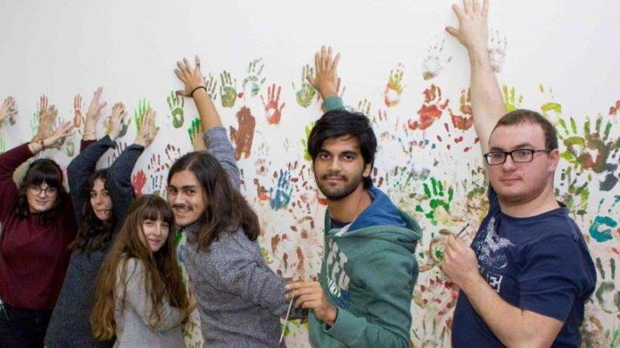 Laboratorio murales in via Sicilia