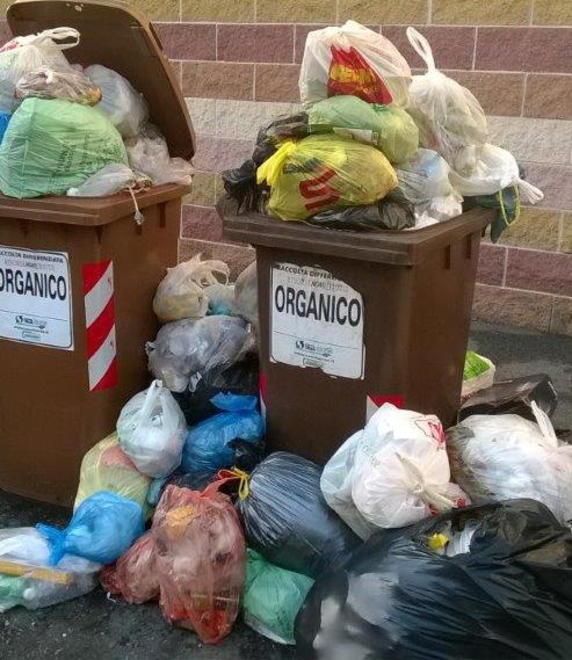 L’organico riempie i contenitori della Darsena tra le proteste