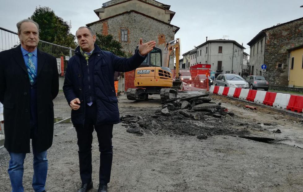 Partito il cantiere per la rotonda di Zone 