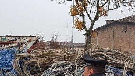 Campogalliano. Nomadi presi con tre tonnellate di rame