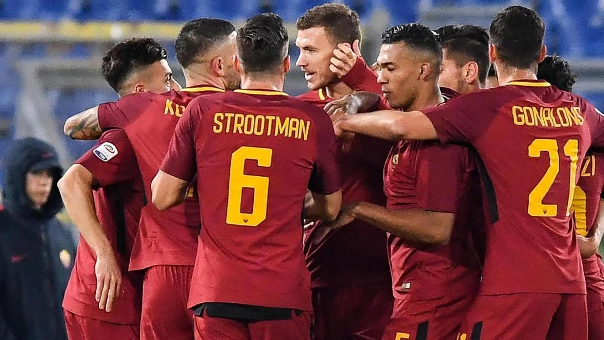 Tutto facile per la Roma con la Spal
