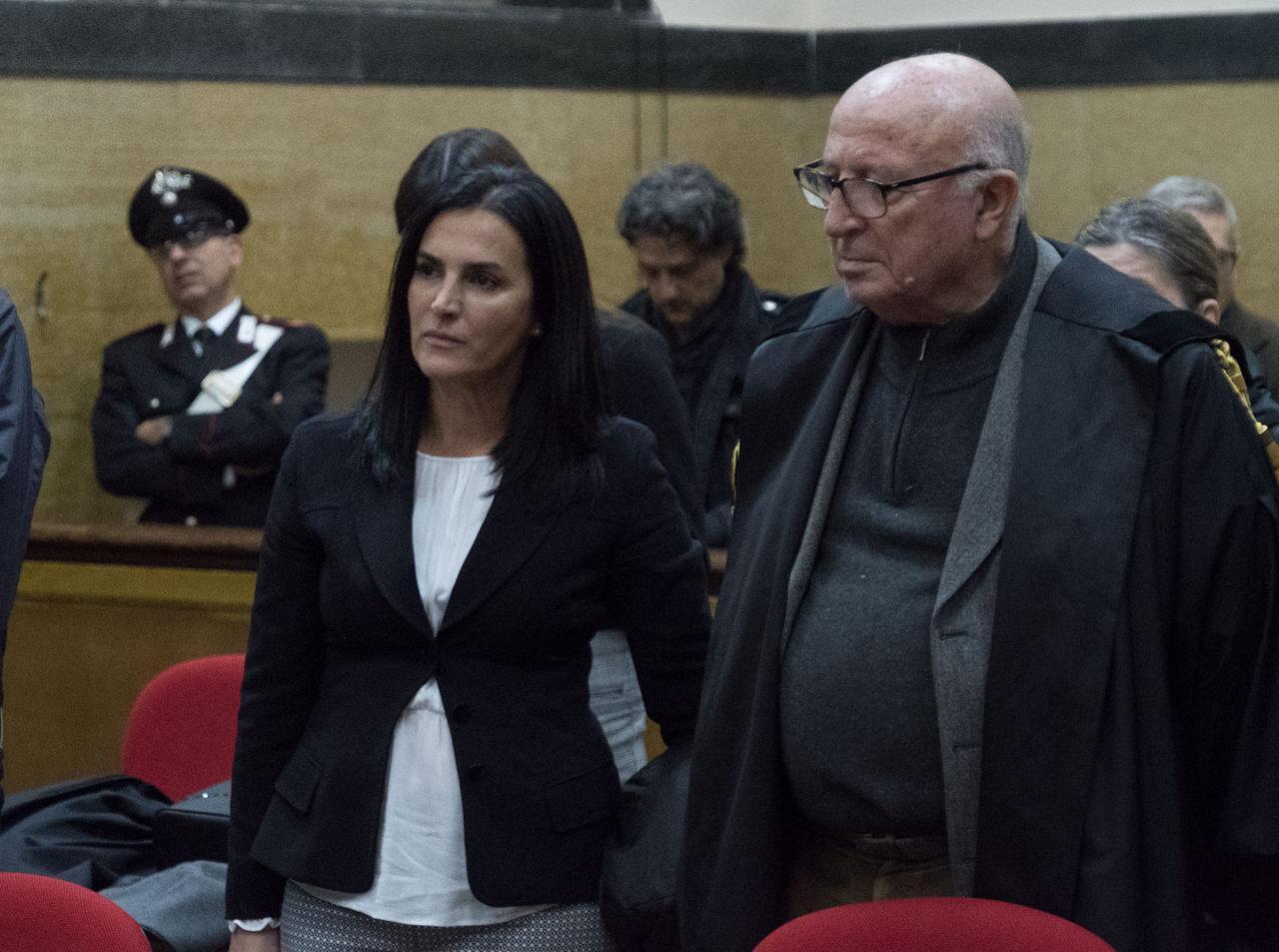 Francesca Baracciu e l'avvocato Franco Luigi Satta (foto Rosas)