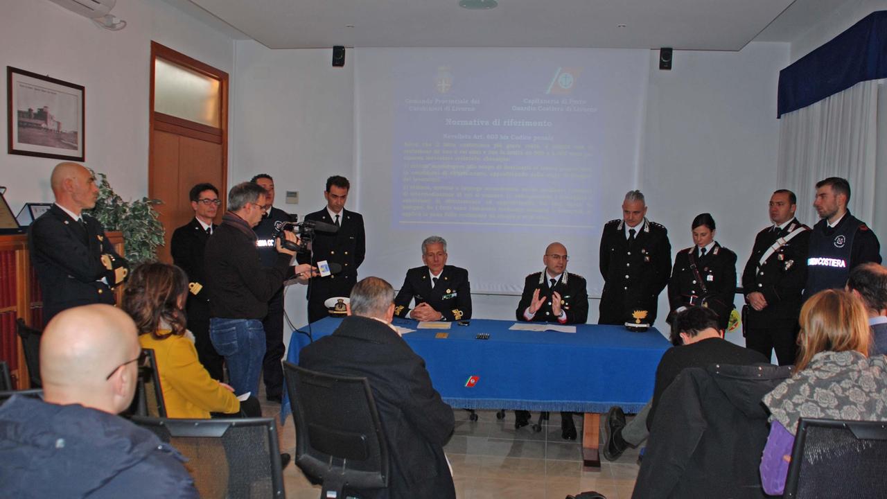 Un momento della conferenza stampa