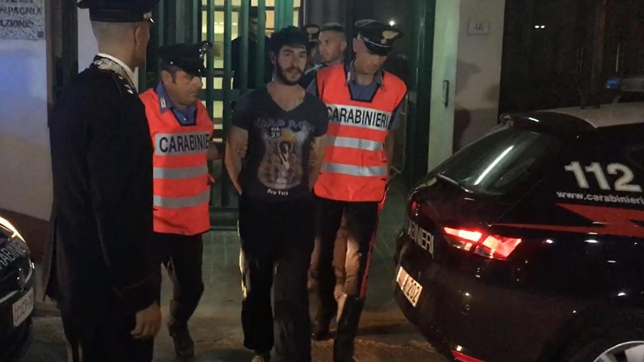 Paolo Enrico Pinna arrestato dopo la sua breve fuga dal carcere di Quartucciu