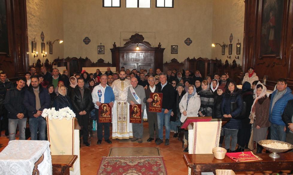 L’Avis in chiesa dagli ortodossi