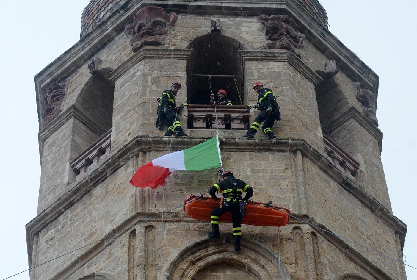 Vigili del fuoco e Marina insieme per la Patrona