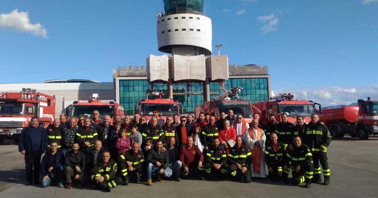 I vigili del fuoco e la loro patrona