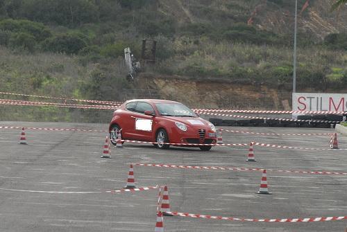 Un'immagine della prima edizione dell'Autogimkana di Olbia